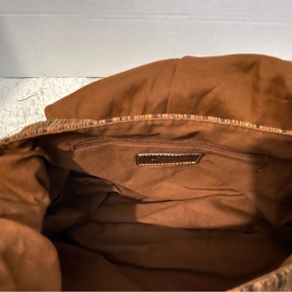 Fossil hobo bag - earth tones and soft corduroy fabric - Picture 5 of 6